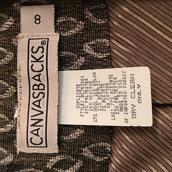 Canvasbacks blazer size 8 - Picture 3 of 3